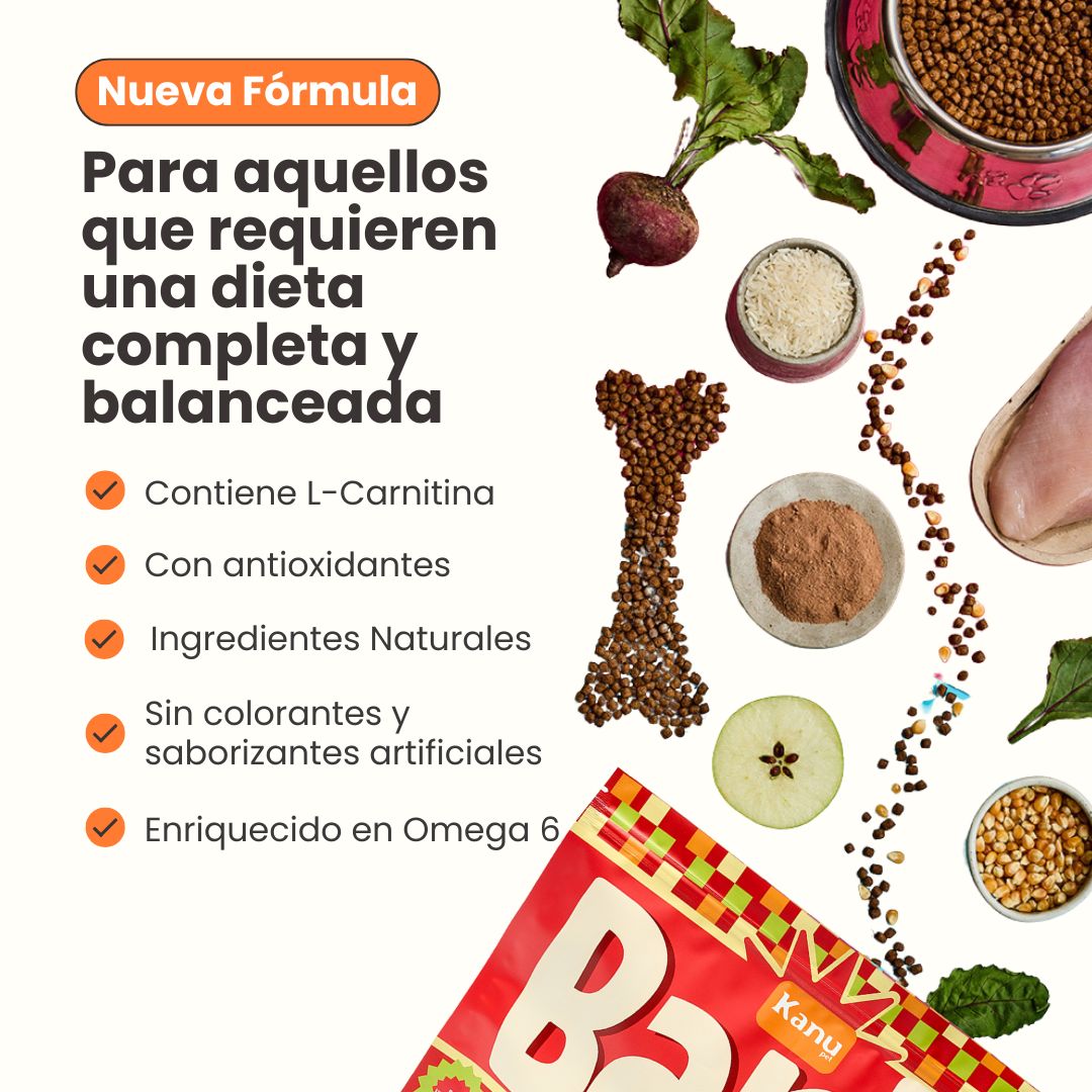 Alimento seco Kanu Pet Bark para cachorros razas medianas y grandes con Pollo