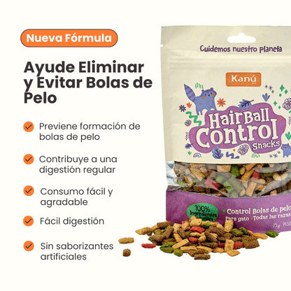 Galleta Hairball Control Kanu Pet para gatos