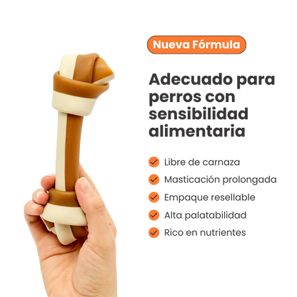 Snack Hueso Grande de Mantequilla de Maní y Batata Kanu Pet Hueso para Perro