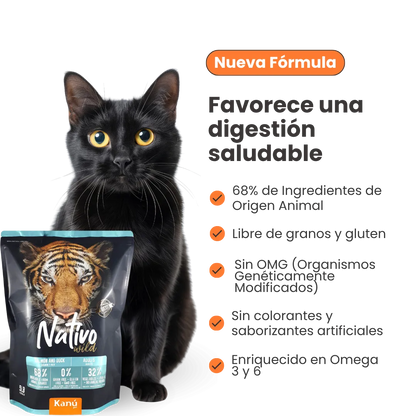 Alimento Seco Grain Free Nativo Wild Kanu Pet para Gato Adulto