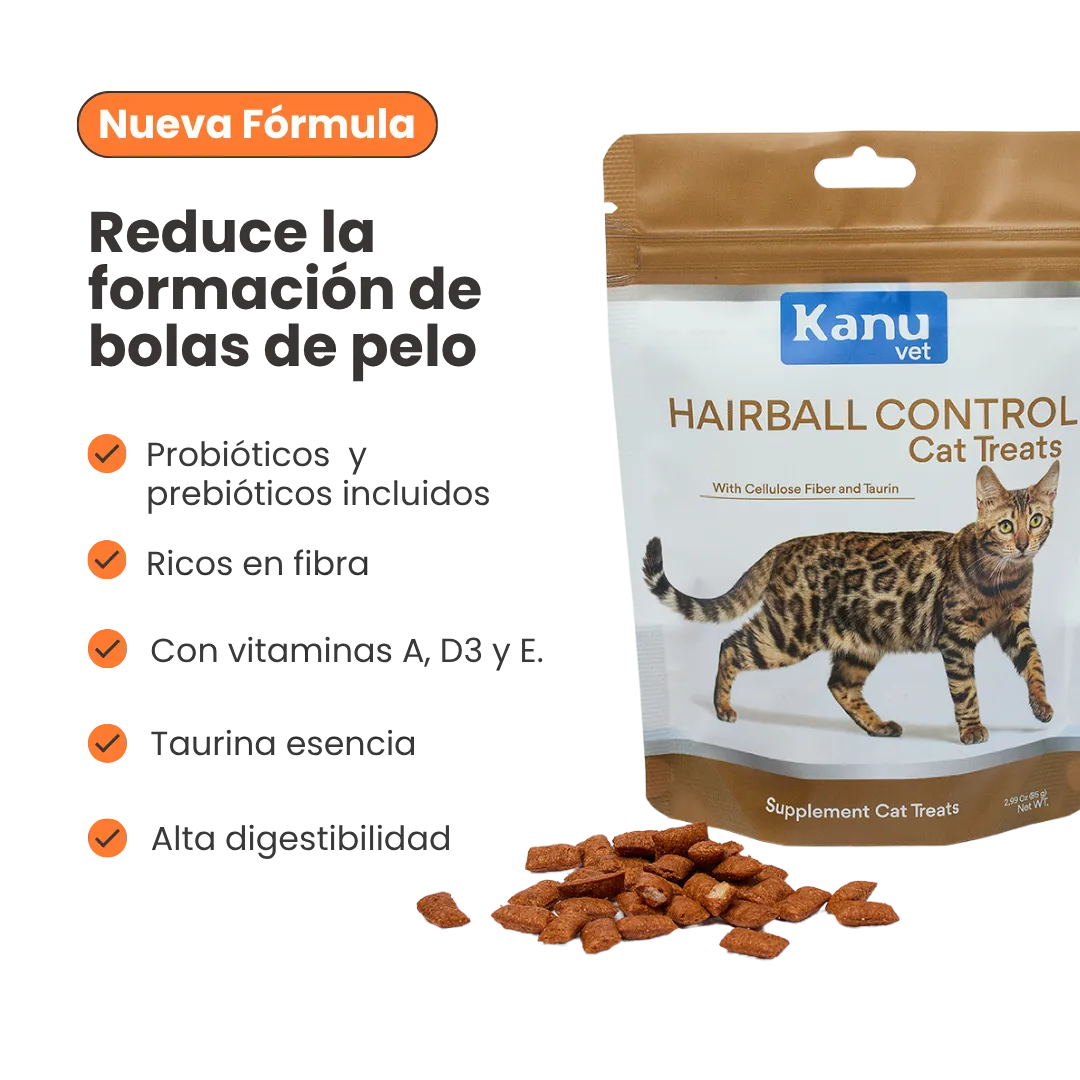 Snacks Nuggets Hairball Control para Gatos