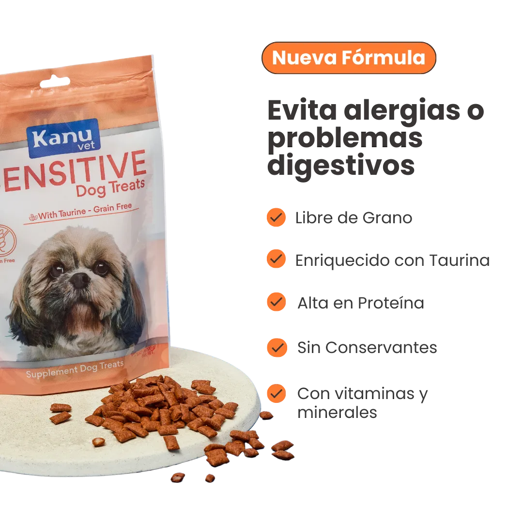 Snacks Kanu Vet Sensitive para perros