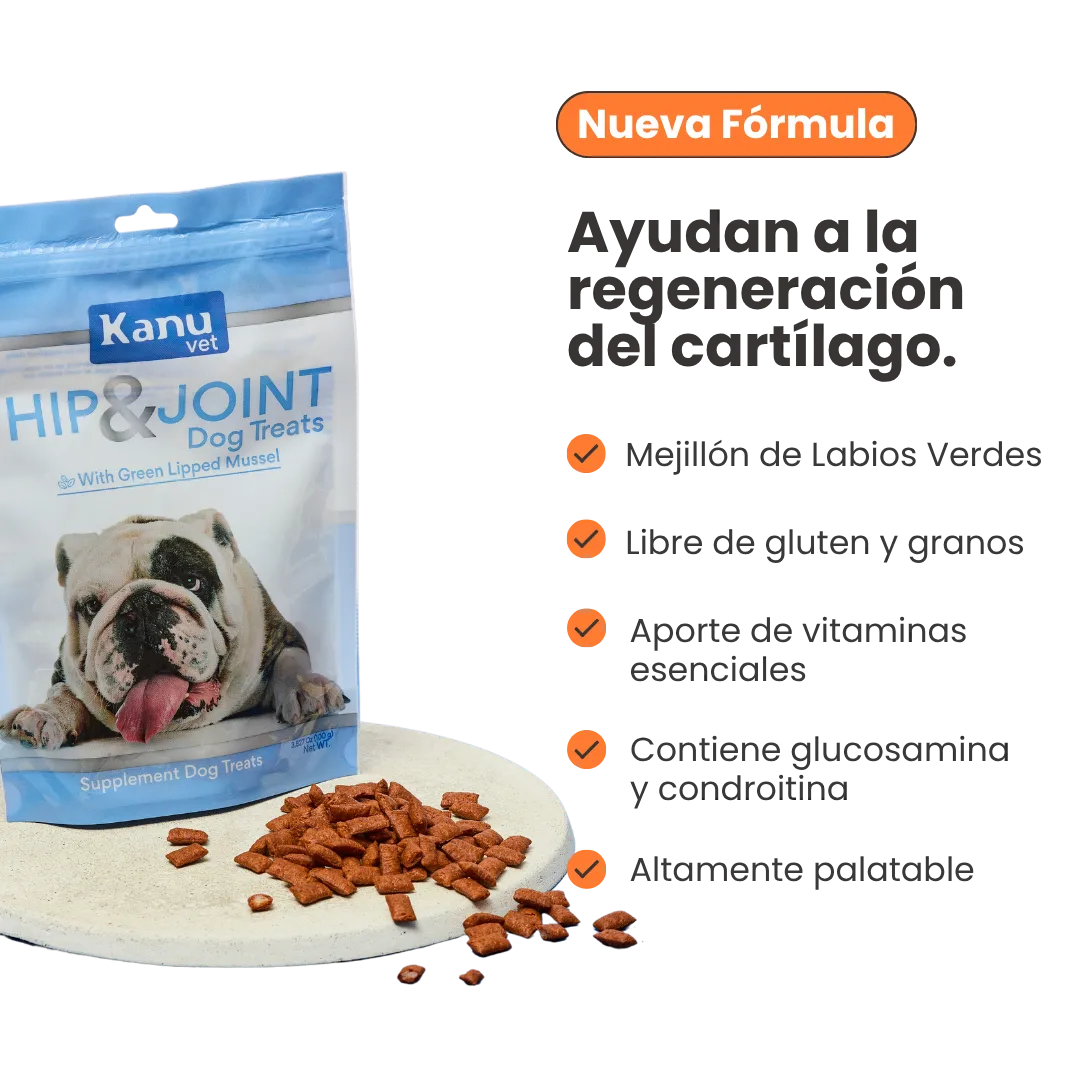 Snacks Kanu Vet Hip and Joint para perros