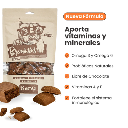 Galletas Brownies Kanu Pet para perros