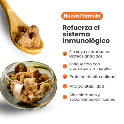 Alimento Húmedo Goulash Pollo y Salmón Kanu Pet para perro adulto Lata