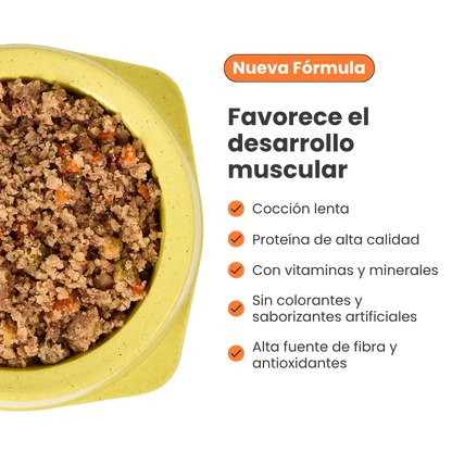 Alimento Congelado Nativo Fresh sabor a Pollo y Lentejas Kanu Pet para Perros. 100% Comida Real