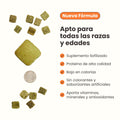Kanu Pet Tasty Cubes de Espinaca Liofilizada para Perros, Ideales para Entrenar, Bajas en Calorías y Llenas de Sabor