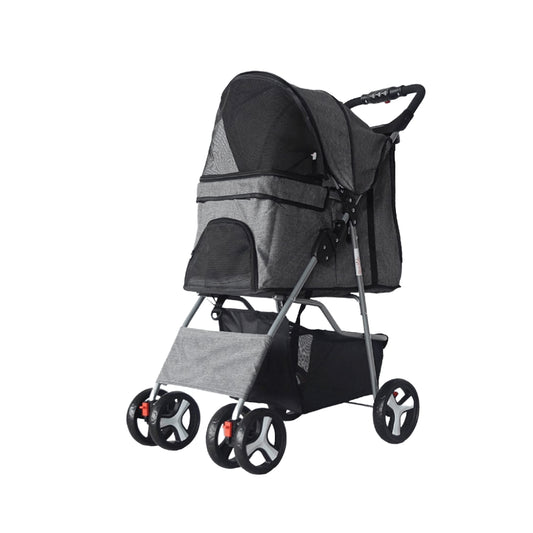 Coche Shamuel Gris Para Perro