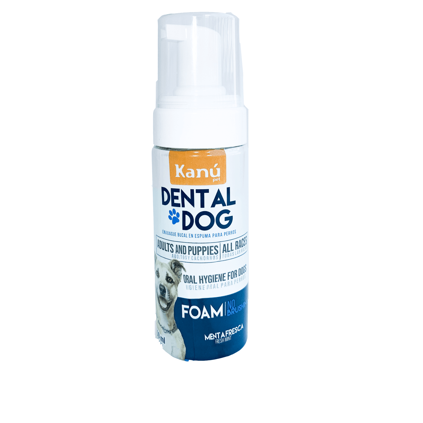 Enjuague Bucal Kanu en Espuma Menta para Perro 150 Ml - {{ Kanu Pet }}