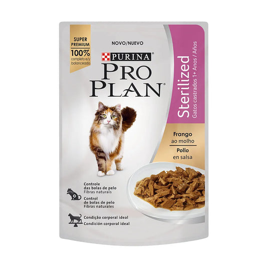 Alimento Para Gato Proplan Wet Sterilized Chicken