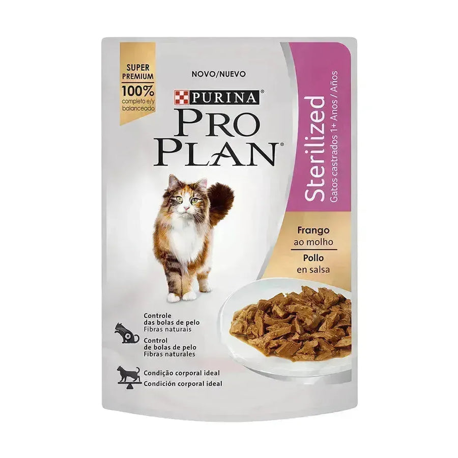 Alimento Para Gato Proplan Wet Sterilized Chicken