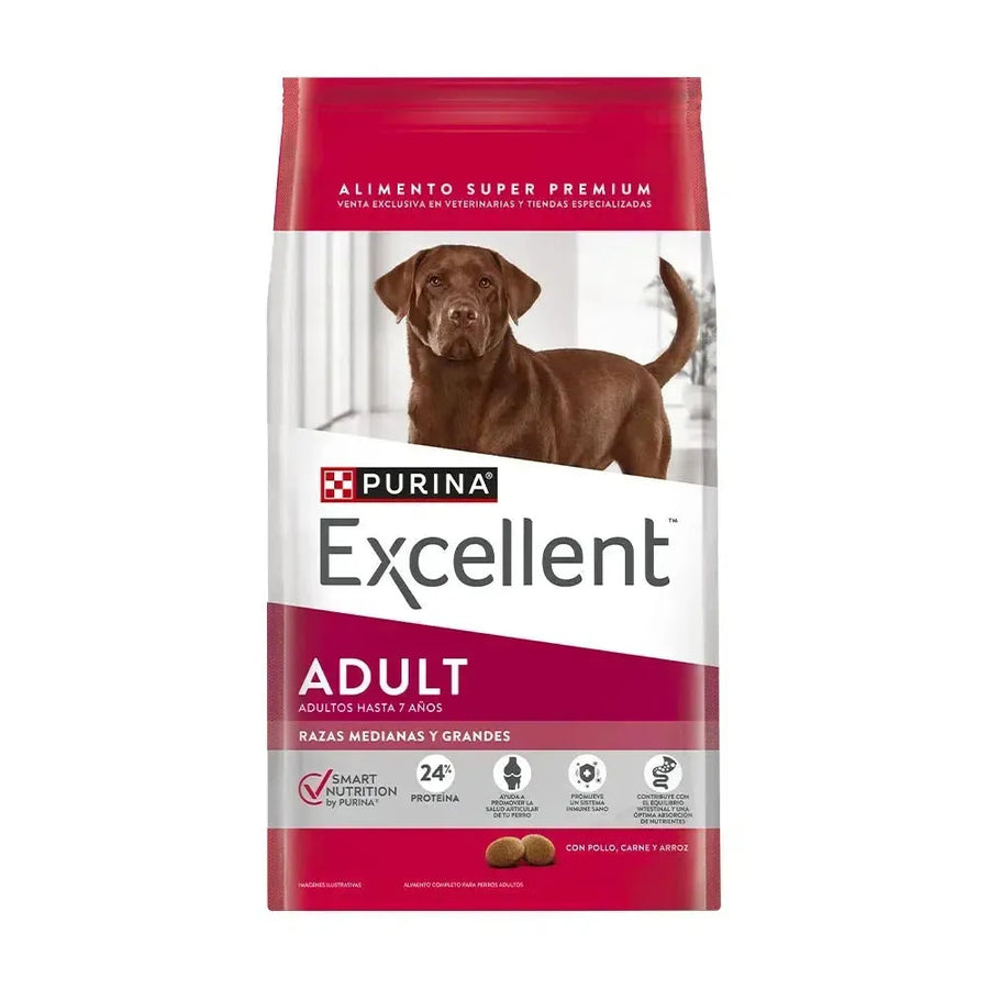 Alimento Para Perro Excellent Adult Chicken Rice