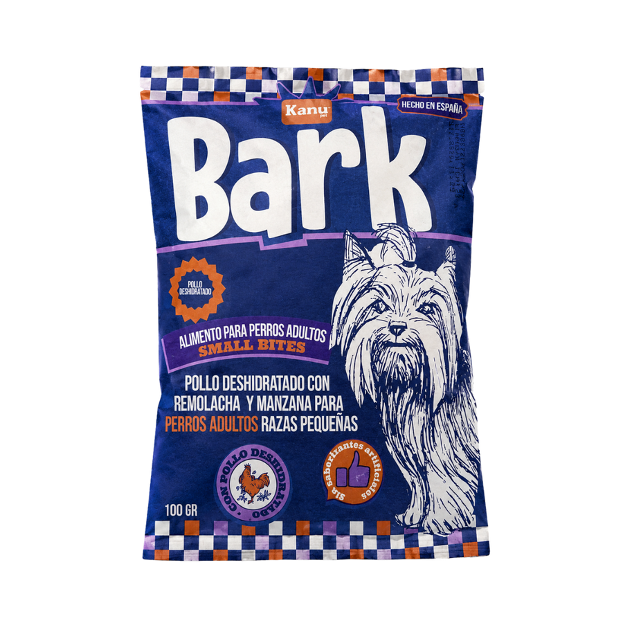 Alimento seco Kanu Pet Bark Small Bites Kanu Pet para adulto razas pequeñas con Pollo