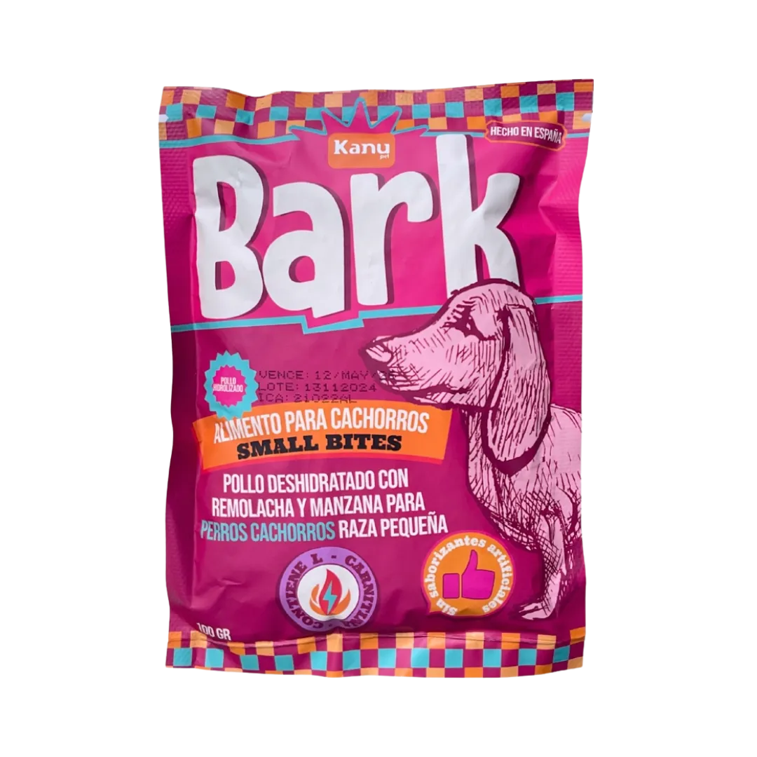 Alimento seco Bark Small Bites Pollo Kanu Pet para Perros Cachorros Razas Pequeñas