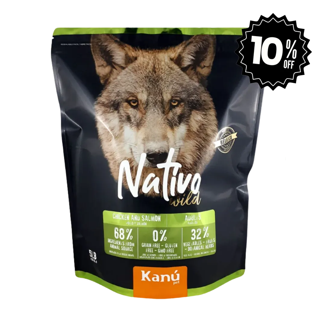 Alimento Seco Grain Free Nativo Wild Kanu Pet para Perro Adulto
