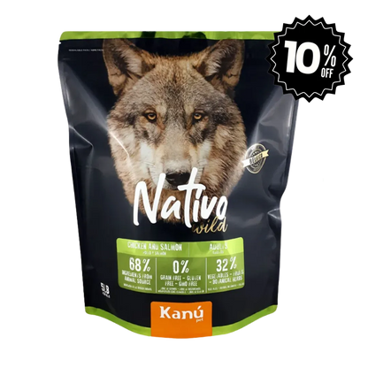 Alimento Seco Grain Free Nativo Wild Kanu Pet para Perro Adulto