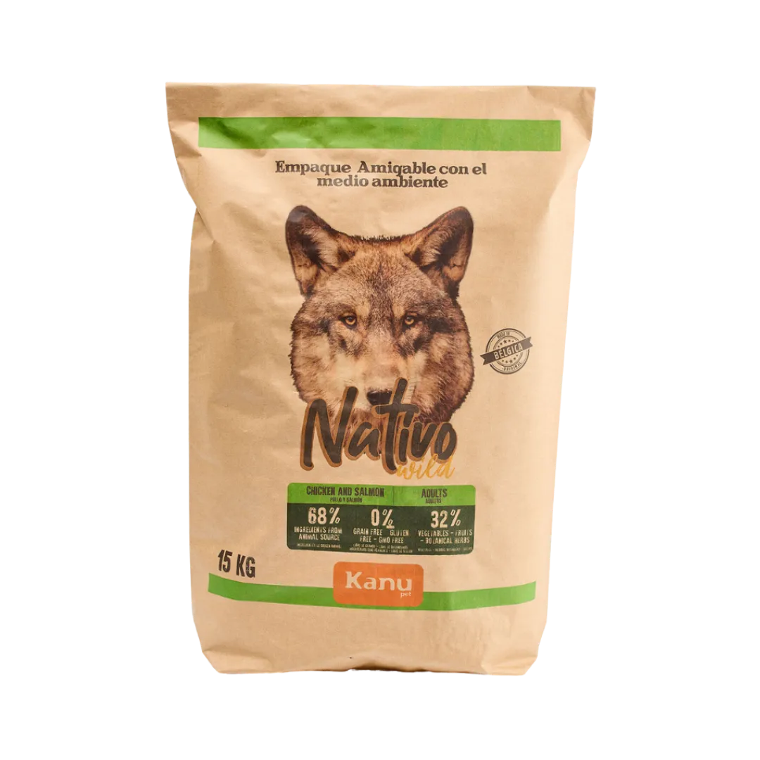 Alimento Seco Grain Free Nativo Wild Kanu Pet para Perro Adulto