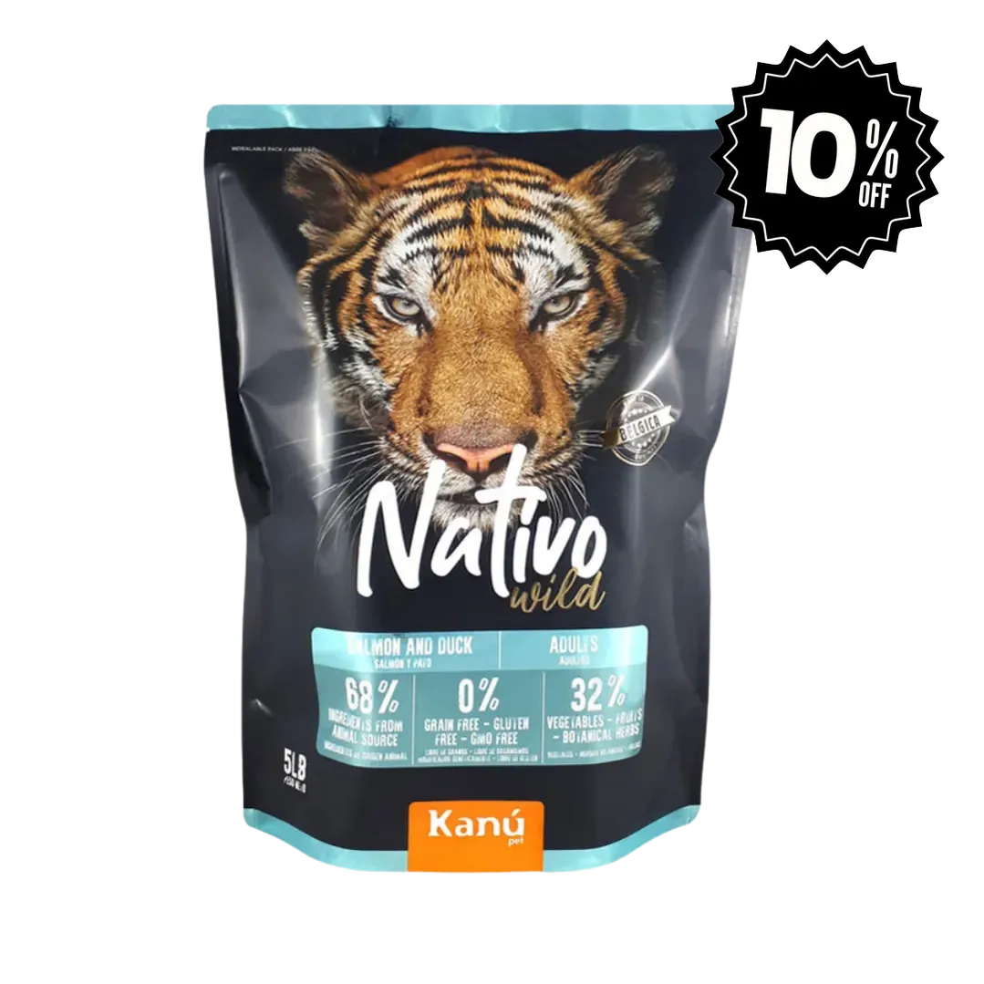 Alimento Seco Grain Free Nativo Wild Kanu Pet para Gato Adulto
