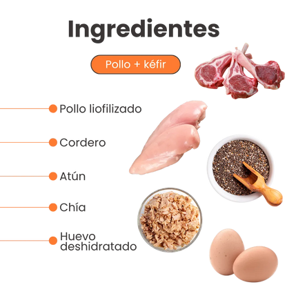 Alimento Seco Nativo K-Booster Pollo Cordero y Atún Kanu Pet para Perro Adulto