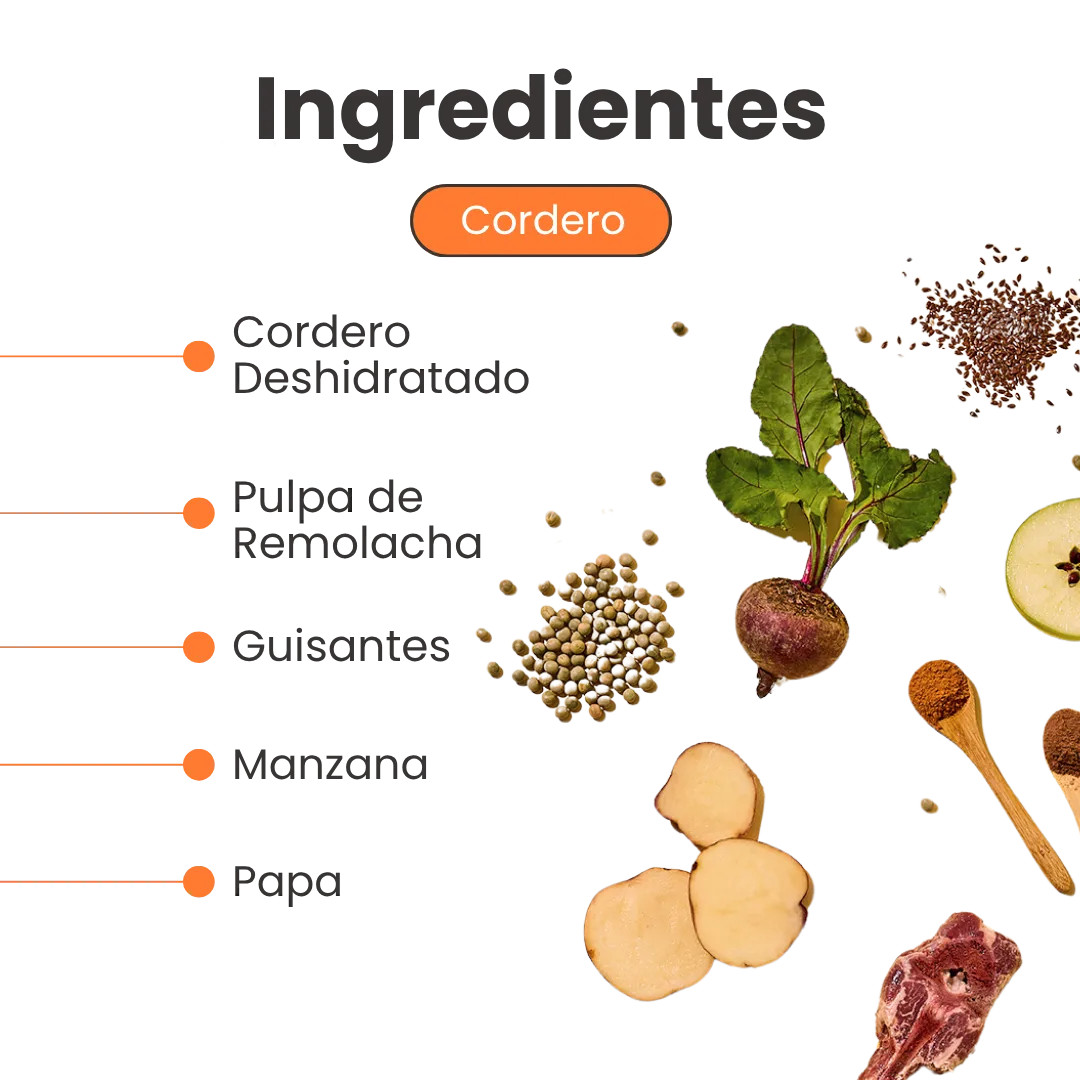 Alimento Seco Nativo Bites Cordero Kanu Pet para Perro Cachorros