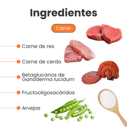 Snack de Cábano Jerky Grill Meat Flavor Kanu Pet Para Perro