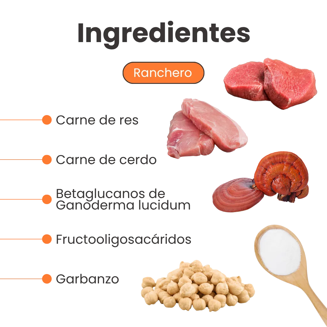 Snack de Cábano  Jerky Beef Ranch Flavor Kanu Pet Para Perro