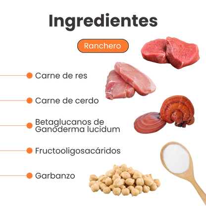 Snack de Cábano  Jerky Beef Ranch Flavor Kanu Pet Para Perro