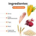 Alimento Seco Bark Pollo Kanu Pet para Perro Cachorros razas medianas y grandes