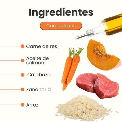 Alimento Completo Húmedo Chef's Recipe Carne de Res Kanu Pet para Perros