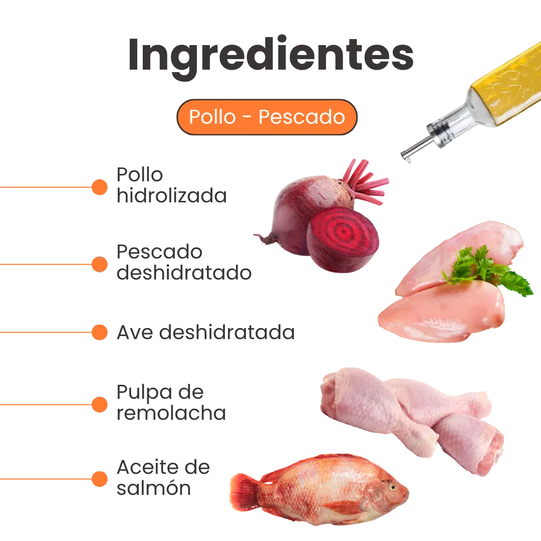 Alimento seco Nativo Small Bites Pollo y Pescado Kanu Pet para cachorros pequeños y miniaturas