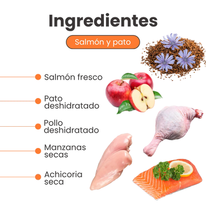 Alimento  Seco Nativo Bites Salmón Pato y Pollo Kanu Pet para Gato Adulto