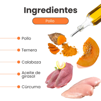 Alimento Húmedo Completo Chef's Recipe Pollo y Ternera Kanu Pet para Perros