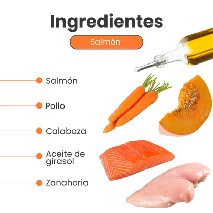 Alimento Húmedo Pate de Salmón Kanu Pet para Perros