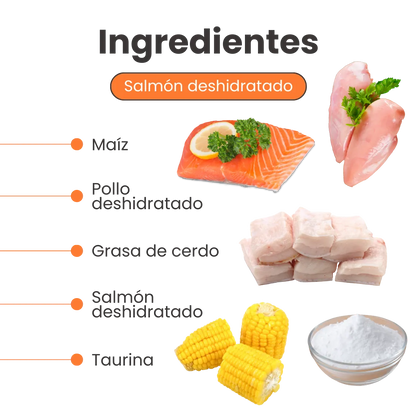 Snack Nuggets de Salmón Kanu Pet para Gato