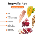 Alimento seco Kanu Pet Bark Small Bites Kanu Pet para adulto razas pequeñas con Pollo