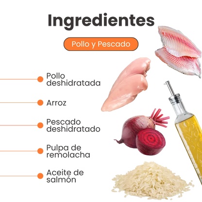 Alimento Seco Nativo Light Pollo/Pescado Kanu Pet para Gato Castrado