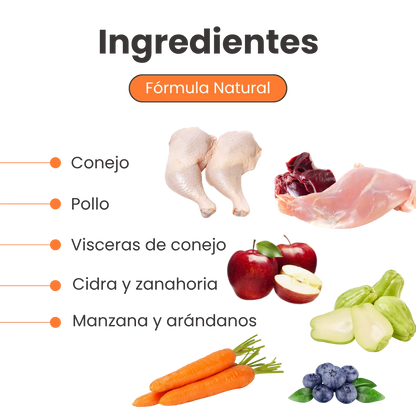 Alimento Húmedo Nativo Chef’s Recipe Conejo Kanu Pet para Perros