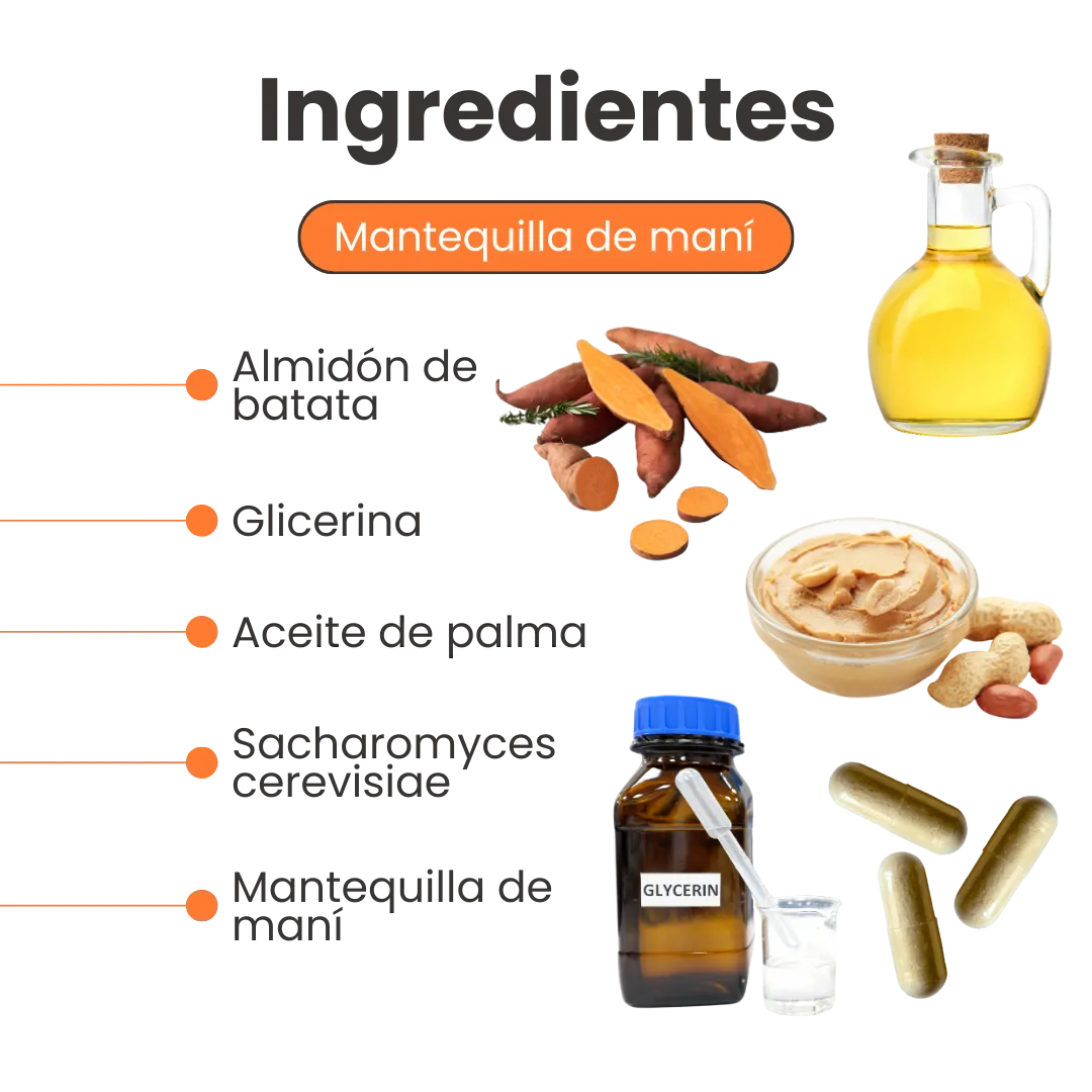 Snack Hueso Grande de Mantequilla de Maní y Batata Kanu Pet Hueso para Perro