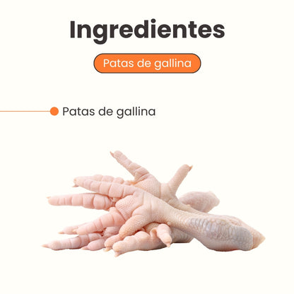 Snack Patas de Gallina Kanu Pet para Perro 100% naturales y nutritivas