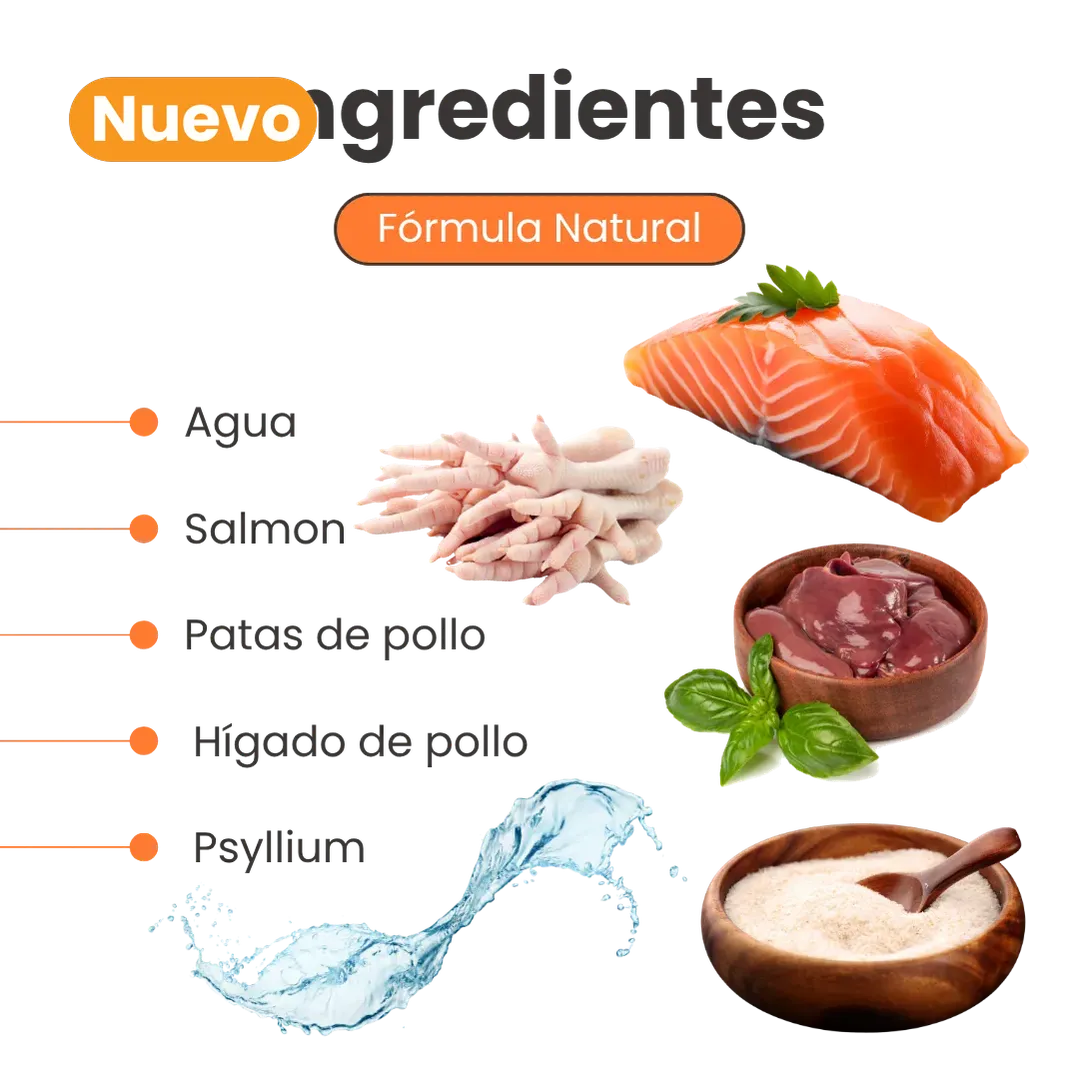 Alimento Congelado Nativo Fresh Salmón Kanu Pet para Gato Adulto y Cachorro