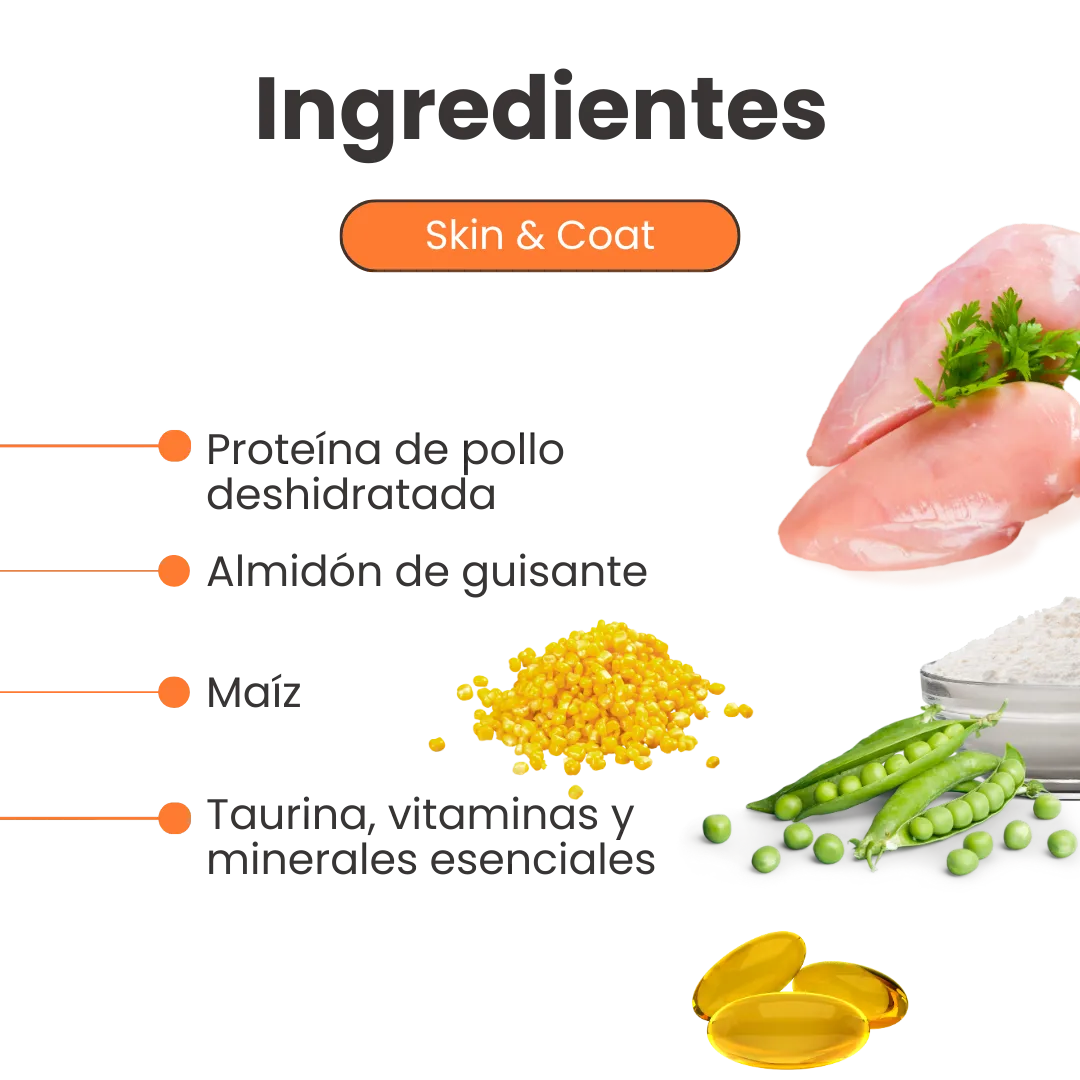 Snacks Skin and Coat Kanu Vet para Gatos