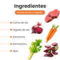 Alimento Congelado Nativo Fresh sabor a Carne de Res Hígado y Remolacha Kanu Pet para Perros 100% Comida Real