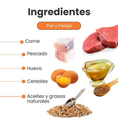 Galletas Piel y Pelaje Kanu Pet para gatos