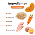 Alimento Congelado Nativo Fresh sabor a Pollo y Quinoa Kanu Pet para perros. 100% Comida Real