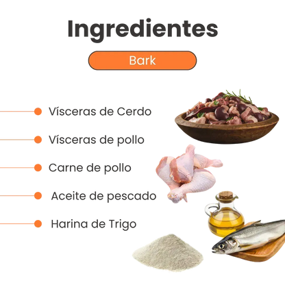 Alimento Húmedo Bark Pollo / Cerdo Kanu Pet para Perro toda raza