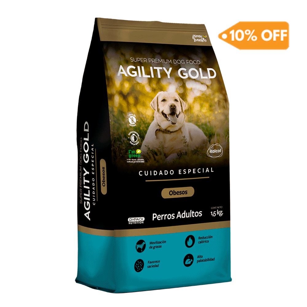 Alimento Para Perro Agility Gold Obesos