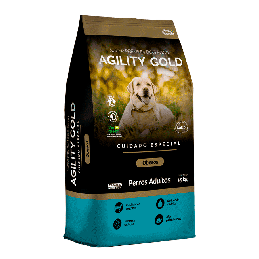 Alimento Seco Agility Gold para Perros con Sobrepeso u Obesidad