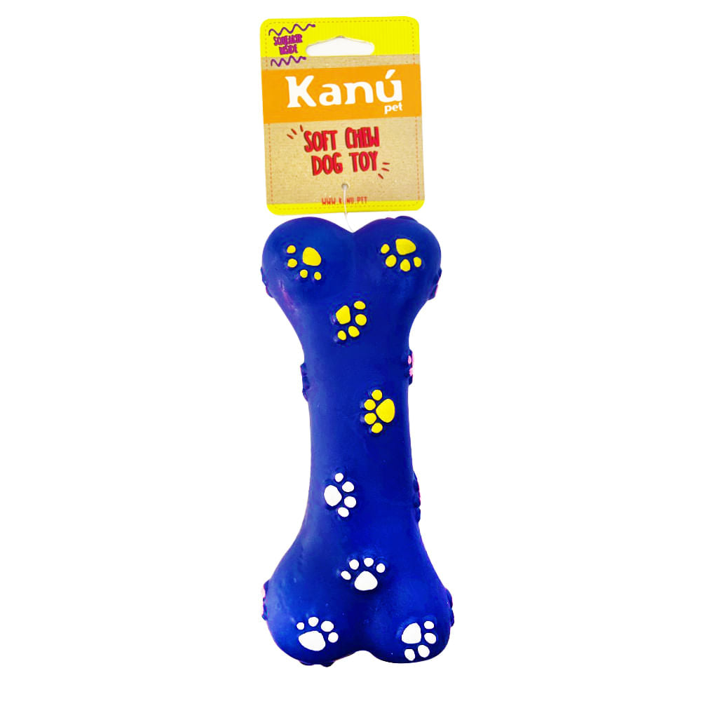 Juguete Kanu Hueso Azul Para Perro