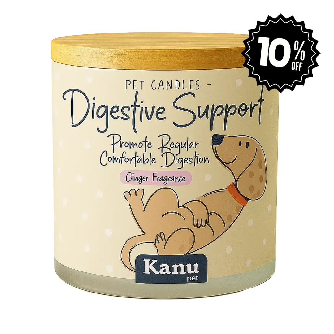 Vela Digestive Support Kanu Pet para Perros aroma Ginger