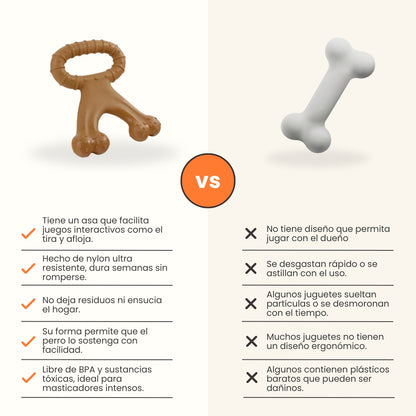 Juguete Masticable Magic Bone Sabor Carne Kanu Pet para Perro